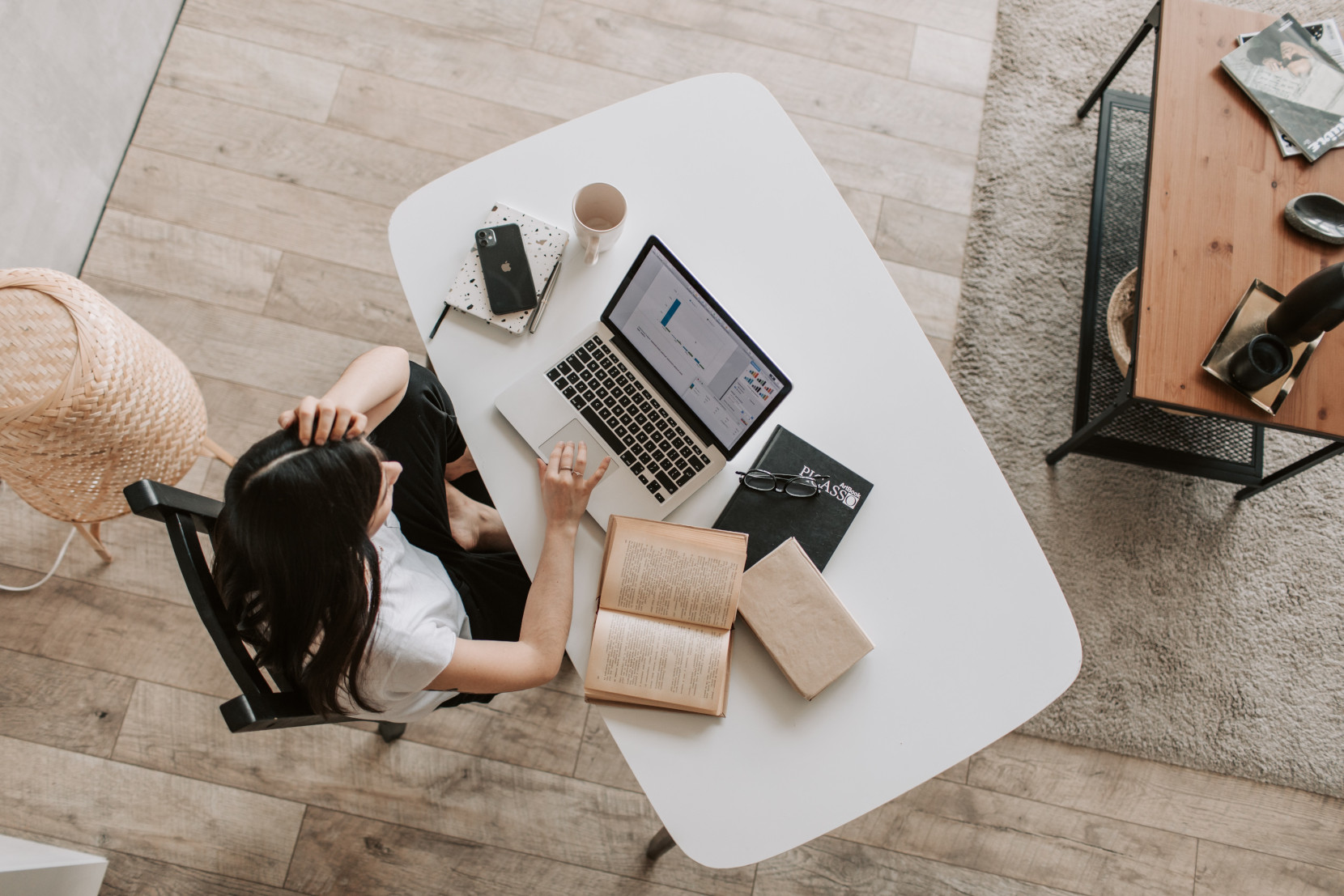 Woman at desk