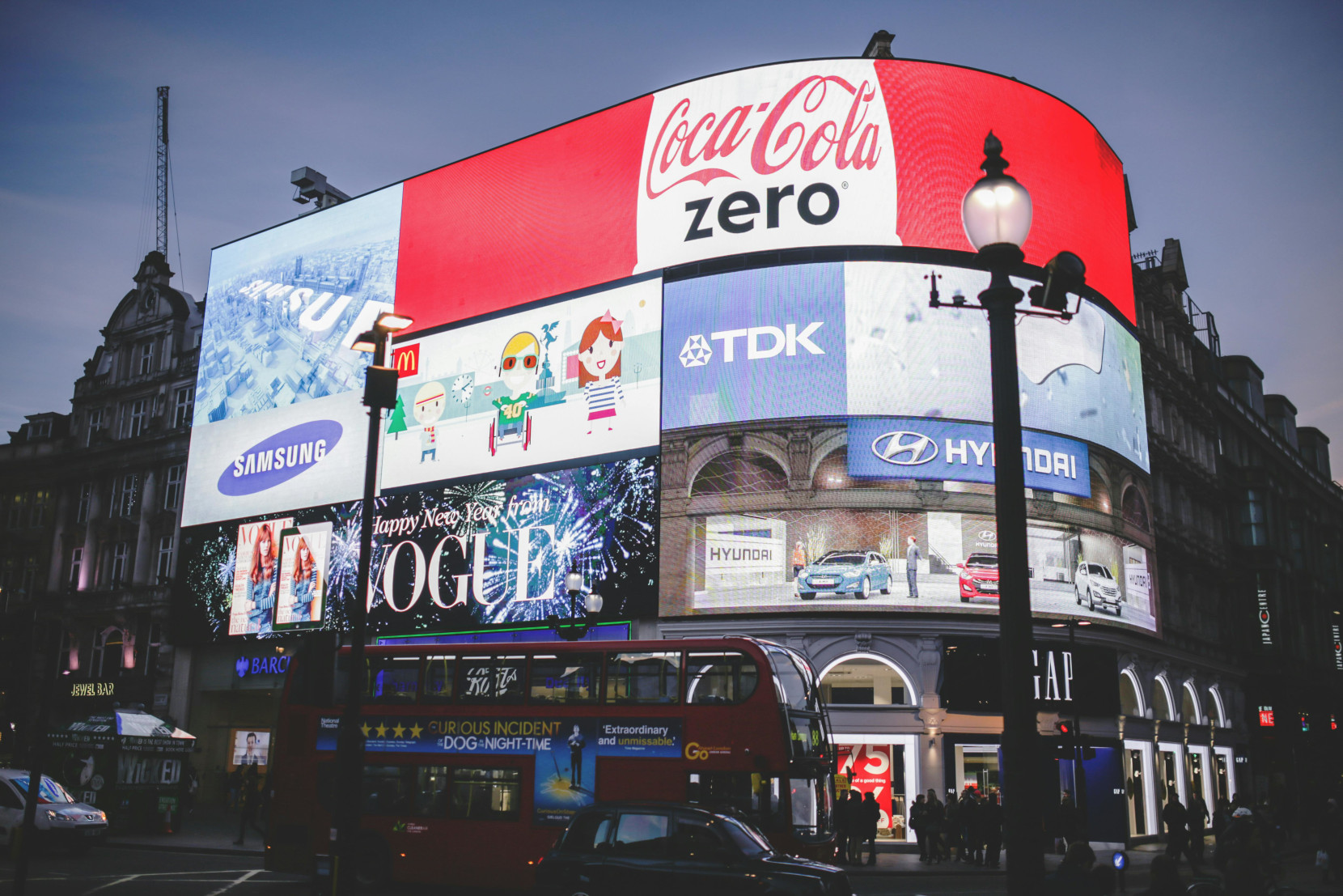 Advertising Billboard Picadily Circus